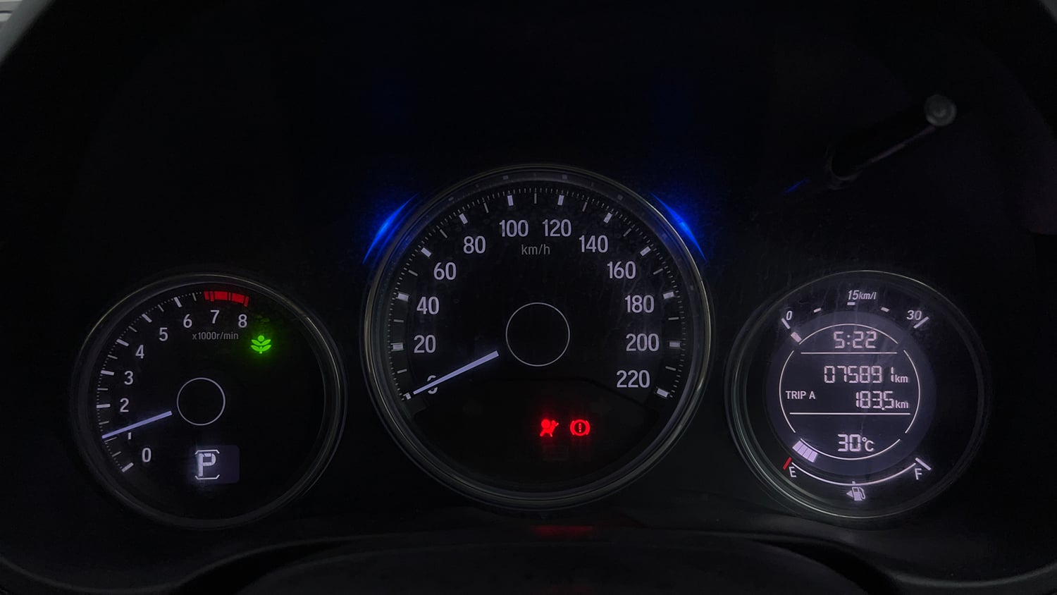 Used 2017 Honda City VX CVT Petrol Petrol Automatic interior CLUSTERMETER VIEW