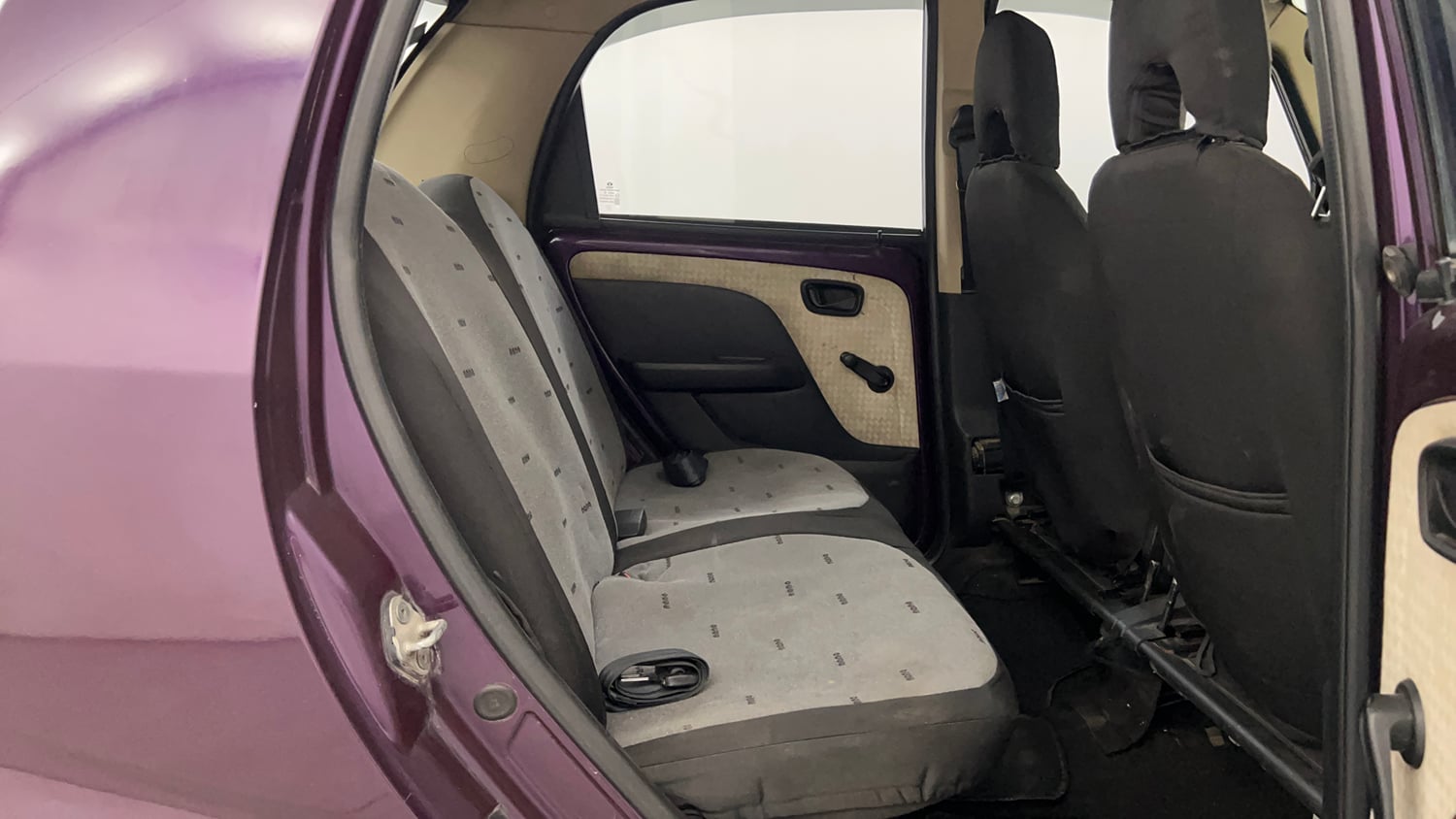 Used 2015 Tata Nano Twist XT Petrol Manual interior RIGHT SIDE REAR DOOR CABIN VIEW