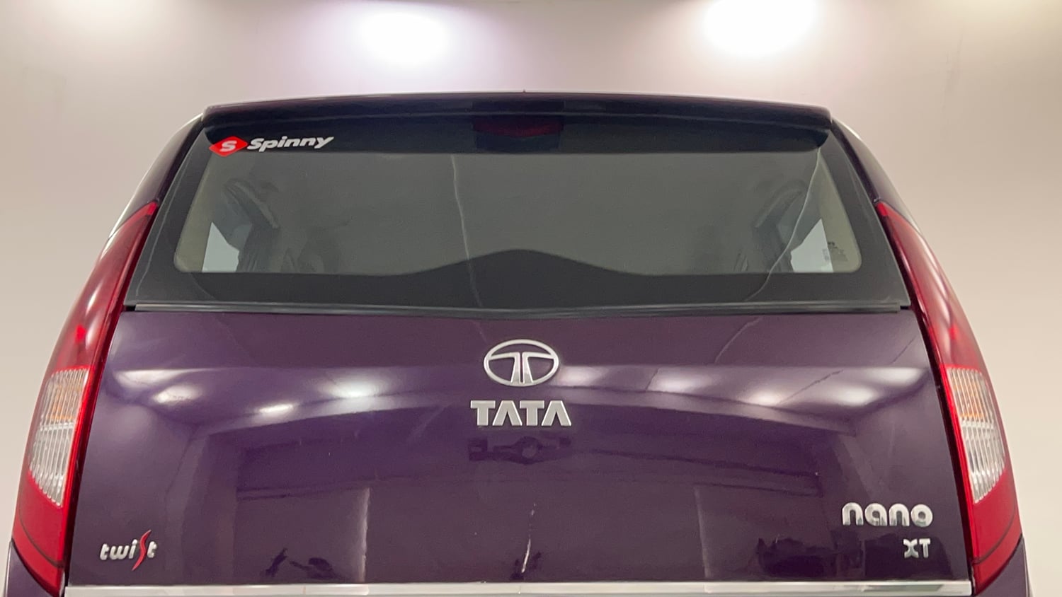 Used 2015 Tata Nano Twist XT Petrol Manual interior DICKY INSIDE VIEW