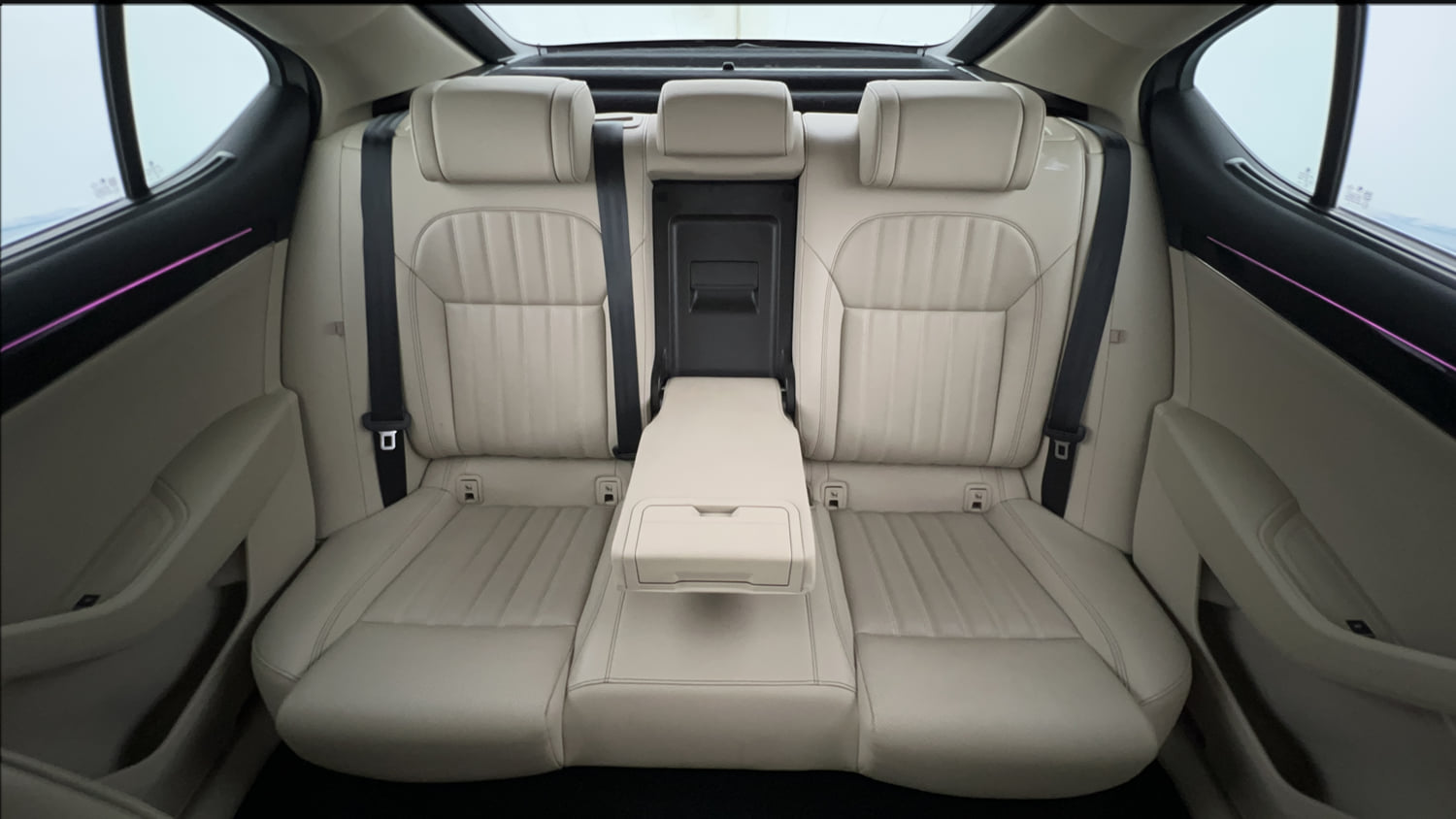 Used 2021 Skoda Superb L&K AT Petrol Automatic interior REAR SEAT CONDITION VIEW