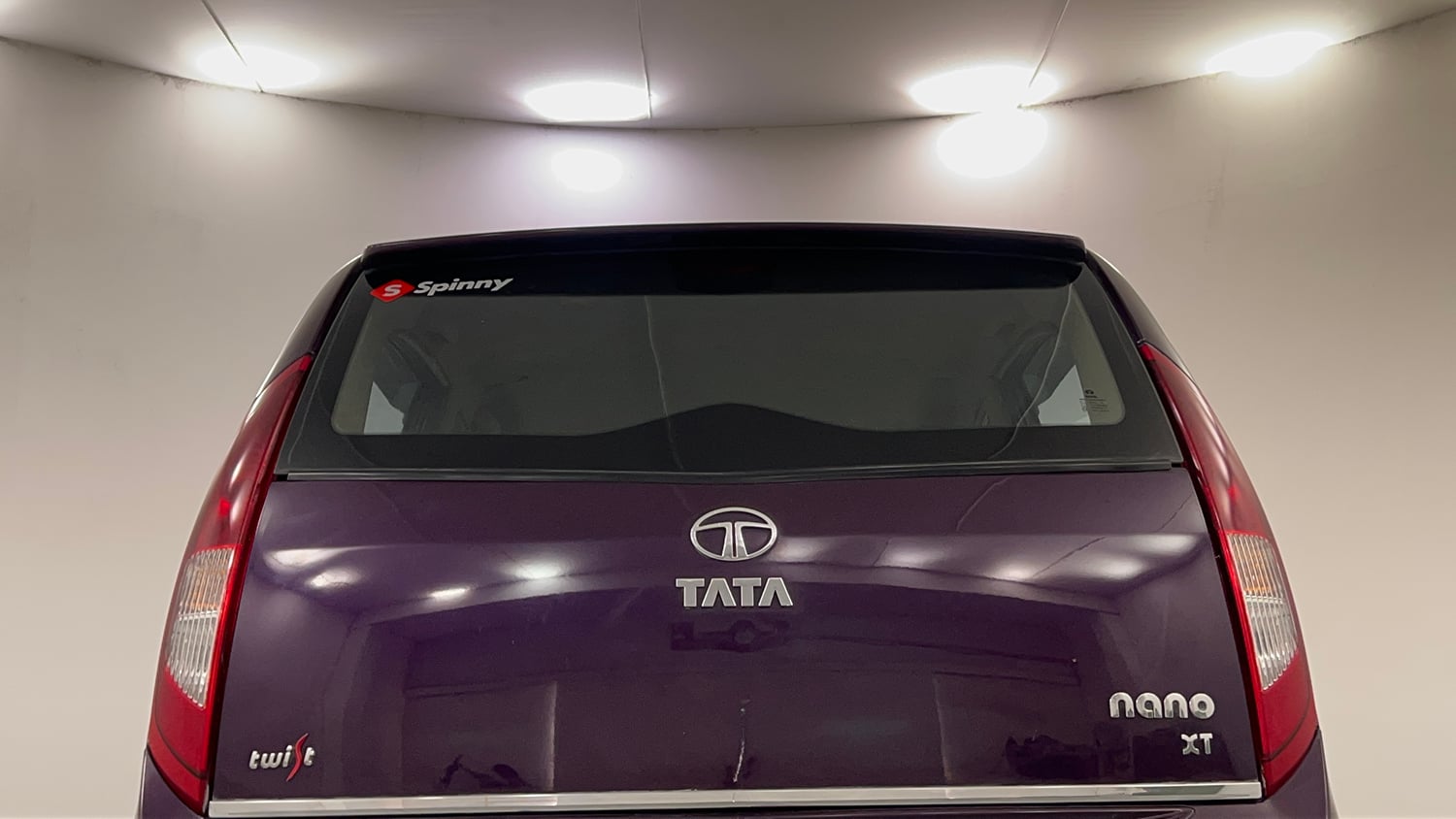 Used 2015 Tata Nano Twist XT Petrol Manual interior DICKY DOOR OPEN VIEW