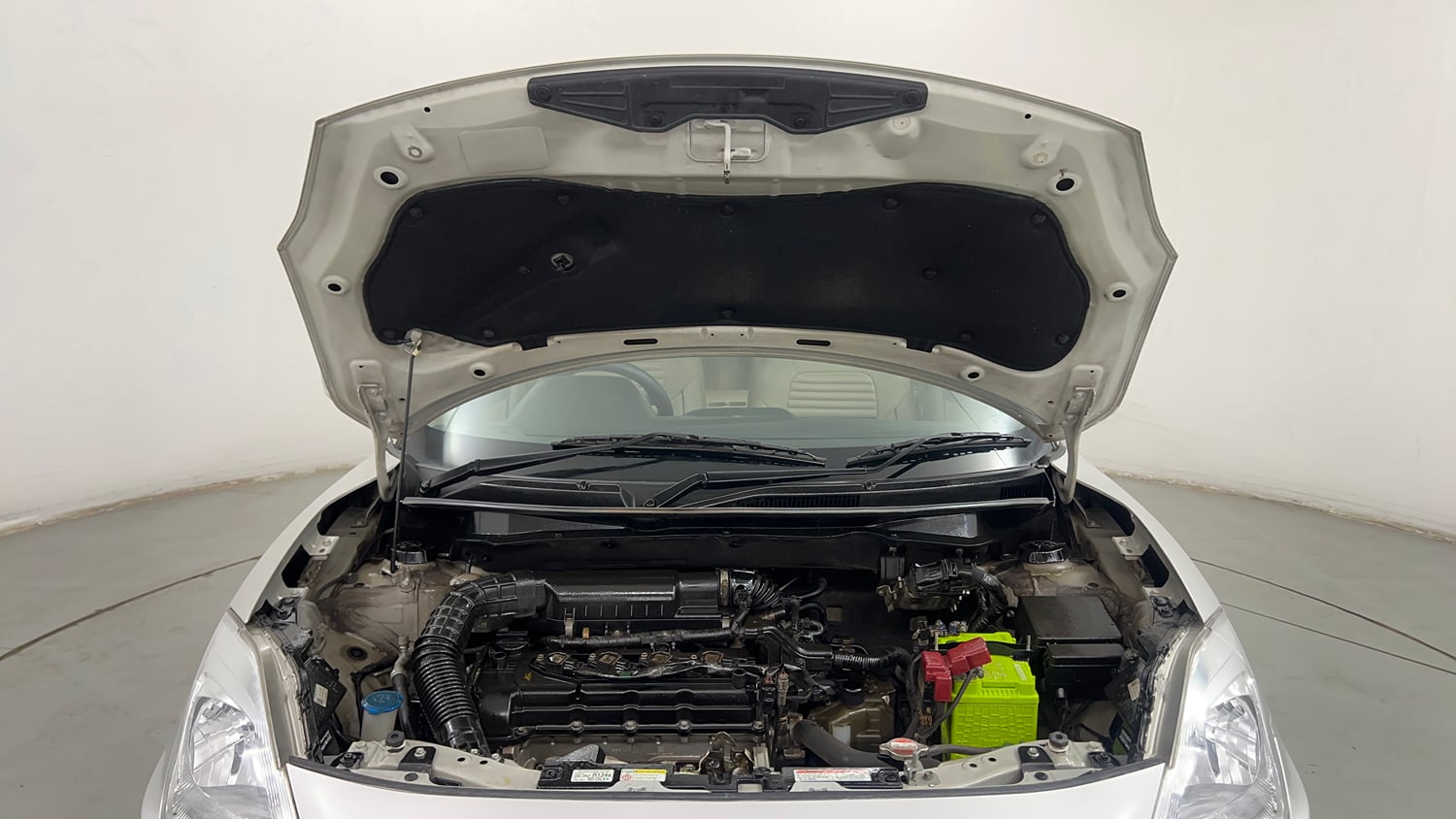 Used 2019 Maruti Suzuki Dzire VXi AMT Petrol Automatic engine ENGINE & BONNET OPEN FRONT VIEW