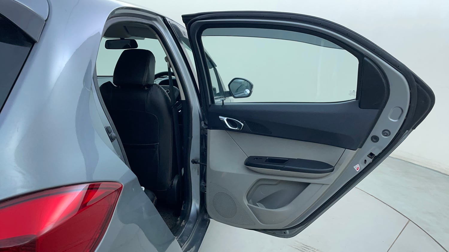 Used 2018 Tata Tiago Revotron XZA Petrol Automatic interior RIGHT REAR DOOR OPEN VIEW