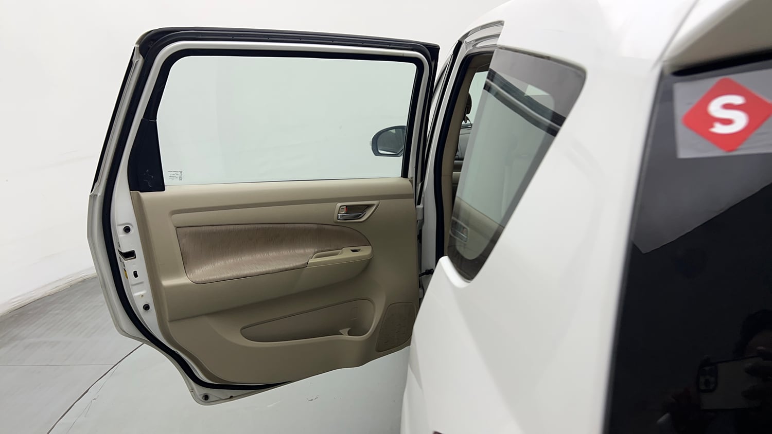 Used 2013 Maruti Suzuki Ertiga Vxi Petrol Manual interior LEFT REAR DOOR OPEN VIEW