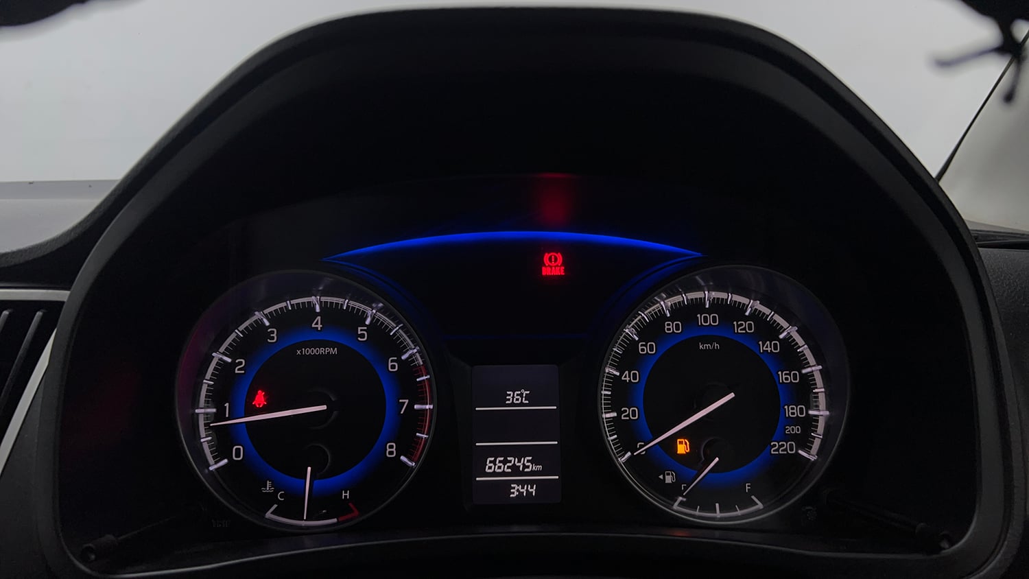 Used 2018 Maruti Suzuki Baleno Delta 1.2 Petrol Manual interior CLUSTERMETER VIEW