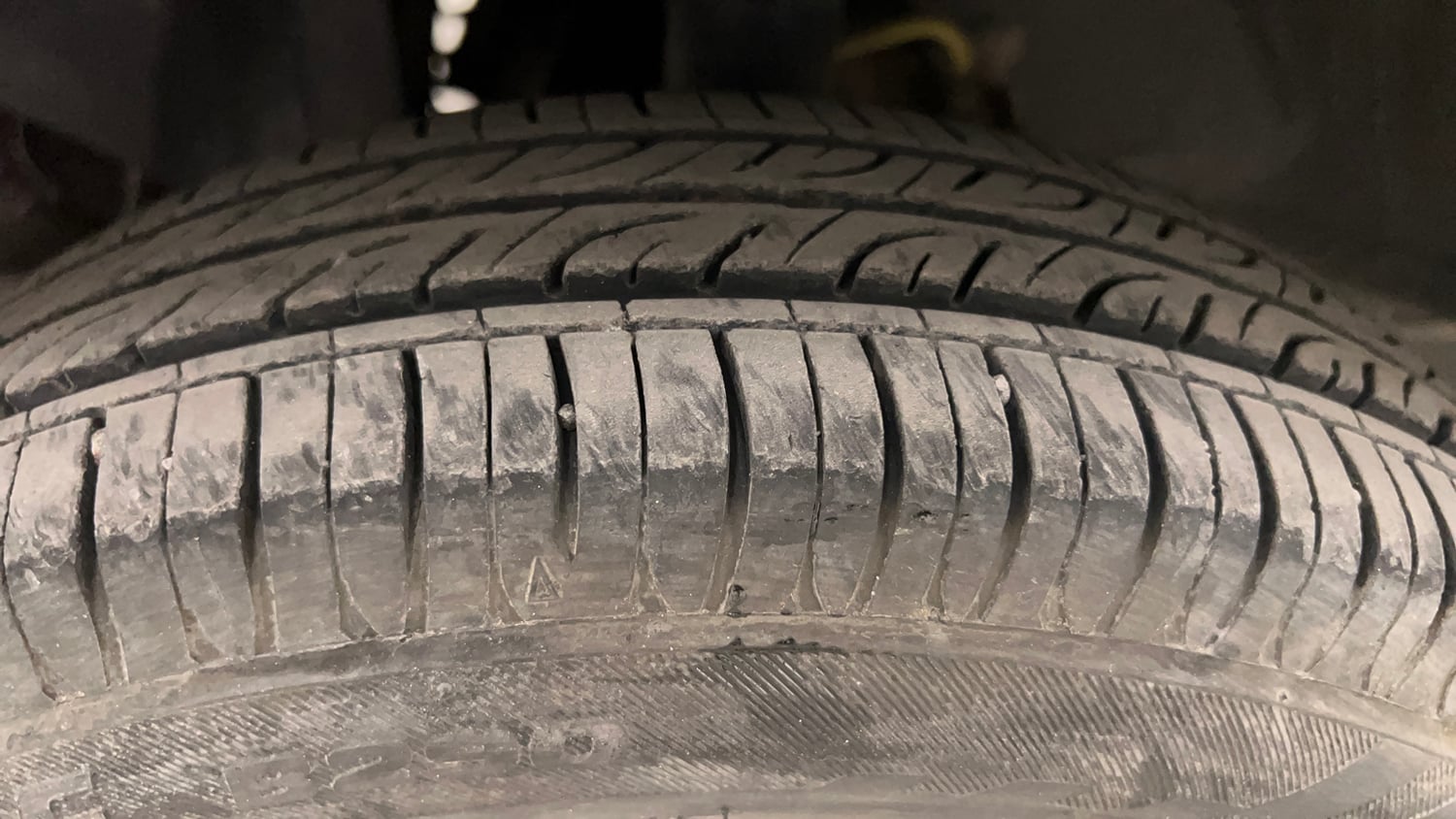 Used 2015 Tata Nano Twist XT Petrol Manual tyres LEFT FRONT TYRE TREAD VIEW