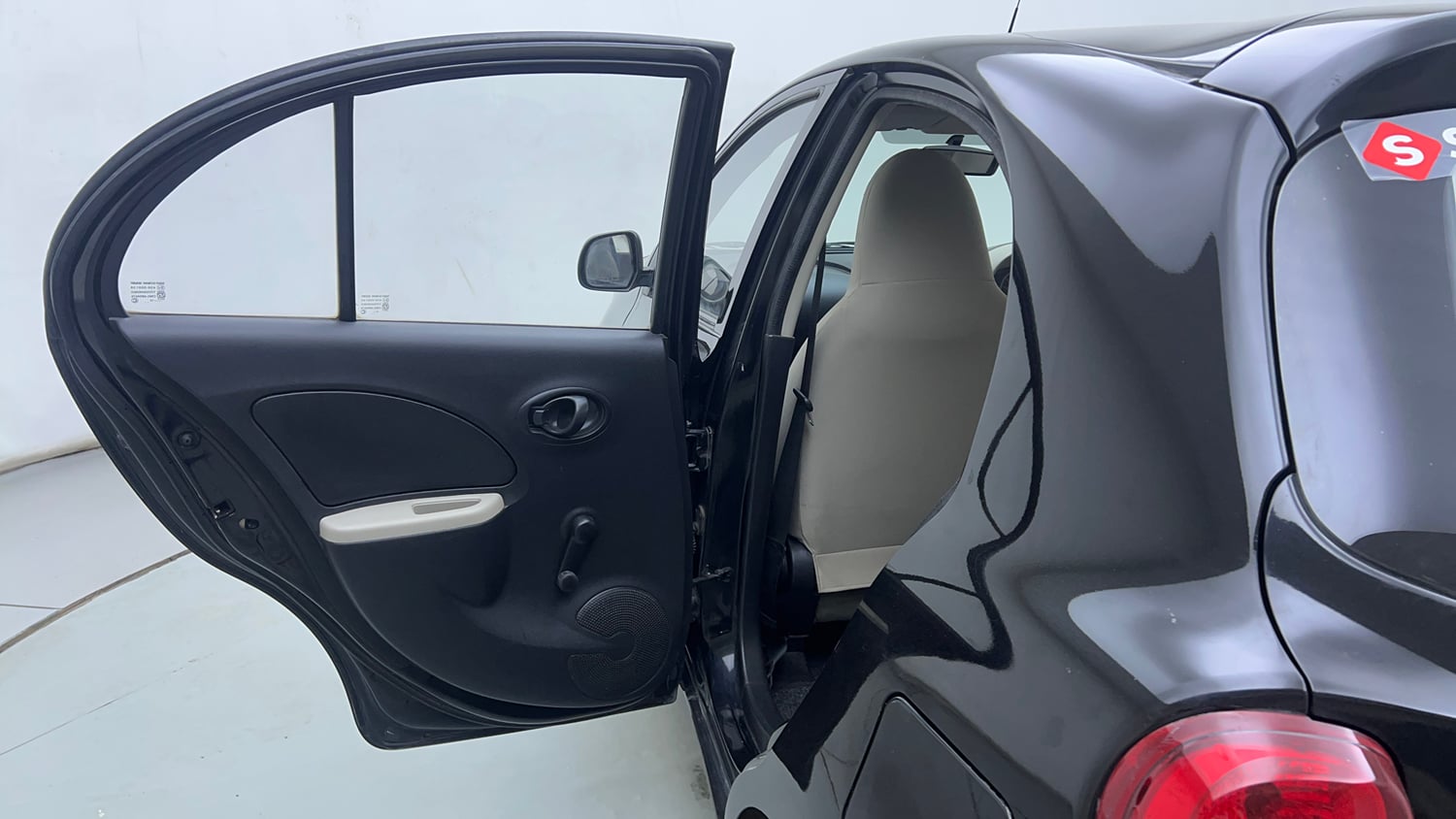 Used 2014 Nissan Micra Active XL Petrol Manual interior LEFT REAR DOOR OPEN VIEW