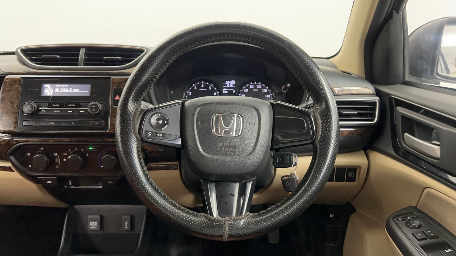 Used 2019 Honda Amaze 1.2 S MT Petrol Petrol Manual interior STEERING VIEW