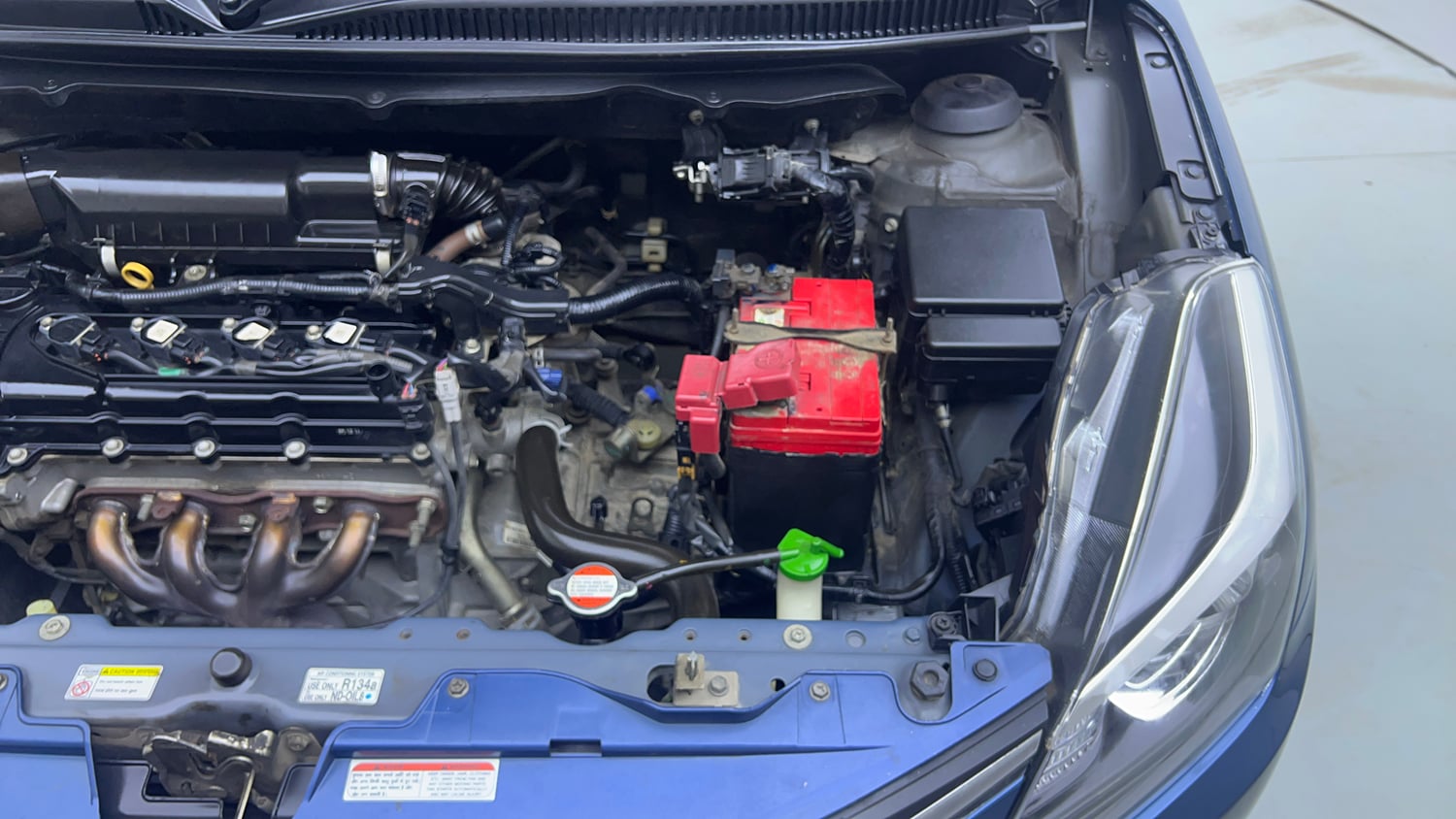 Used 2018 Maruti Suzuki Baleno Alpha 1.2 Petrol Manual engine ENGINE LEFT SIDE VIEW