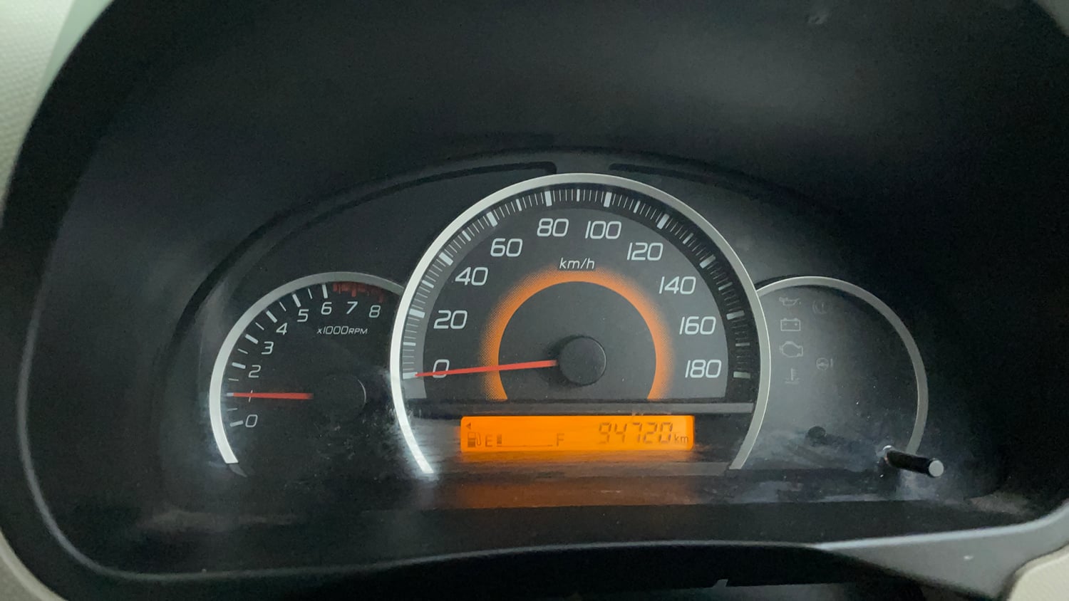 Used 2016 Maruti Suzuki Wagon R VXI Petrol Manual interior CLUSTERMETER VIEW