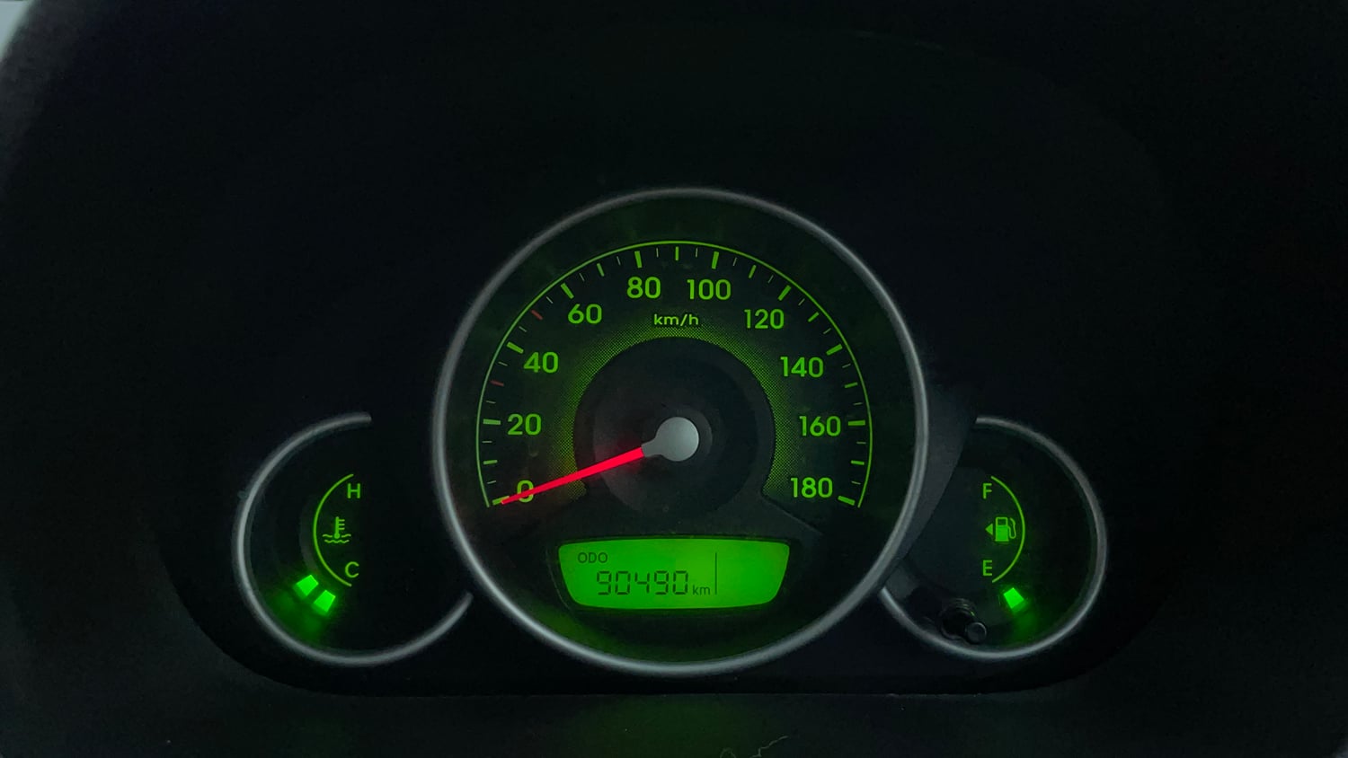 Used 2012 Hyundai Eon Magna + Petrol Manual interior CLUSTERMETER VIEW