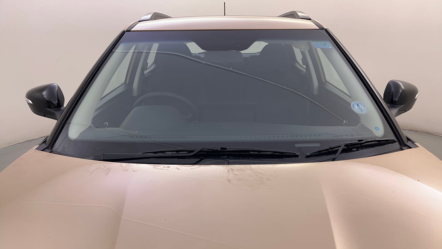 Used 2026 Mahindra XUV 3XO AX5 1.2 Petrol AT Petrol Automatic exterior FRONT WINDSHIELD VIEW