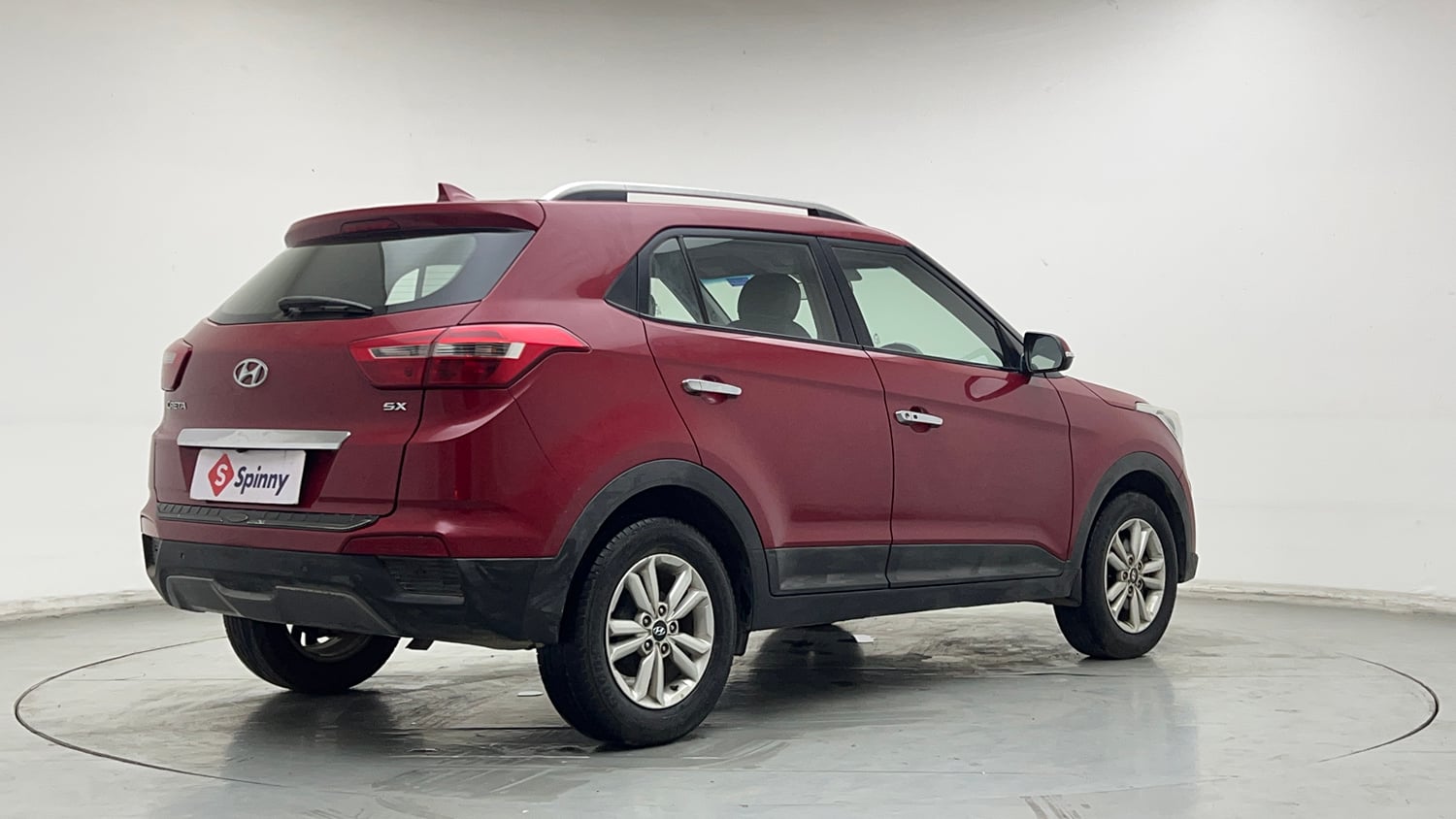 Used 2017 Hyundai Creta 1.6 SX Plus Petrol Petrol Manual exterior RIGHT REAR CORNER VIEW