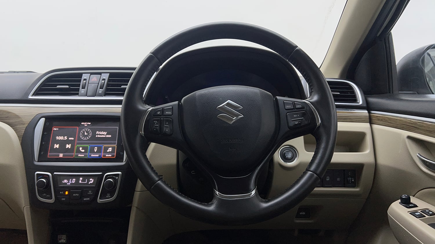 Used 2022 Maruti Suzuki Ciaz Alpha 1.5 AT Petrol Automatic interior STEERING VIEW
