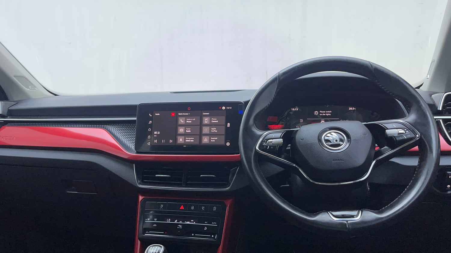 Used 2023 Skoda Kushaq Monte Carlo 1.5L TSI MT Petrol Manual interior DASHBOARD VIEW