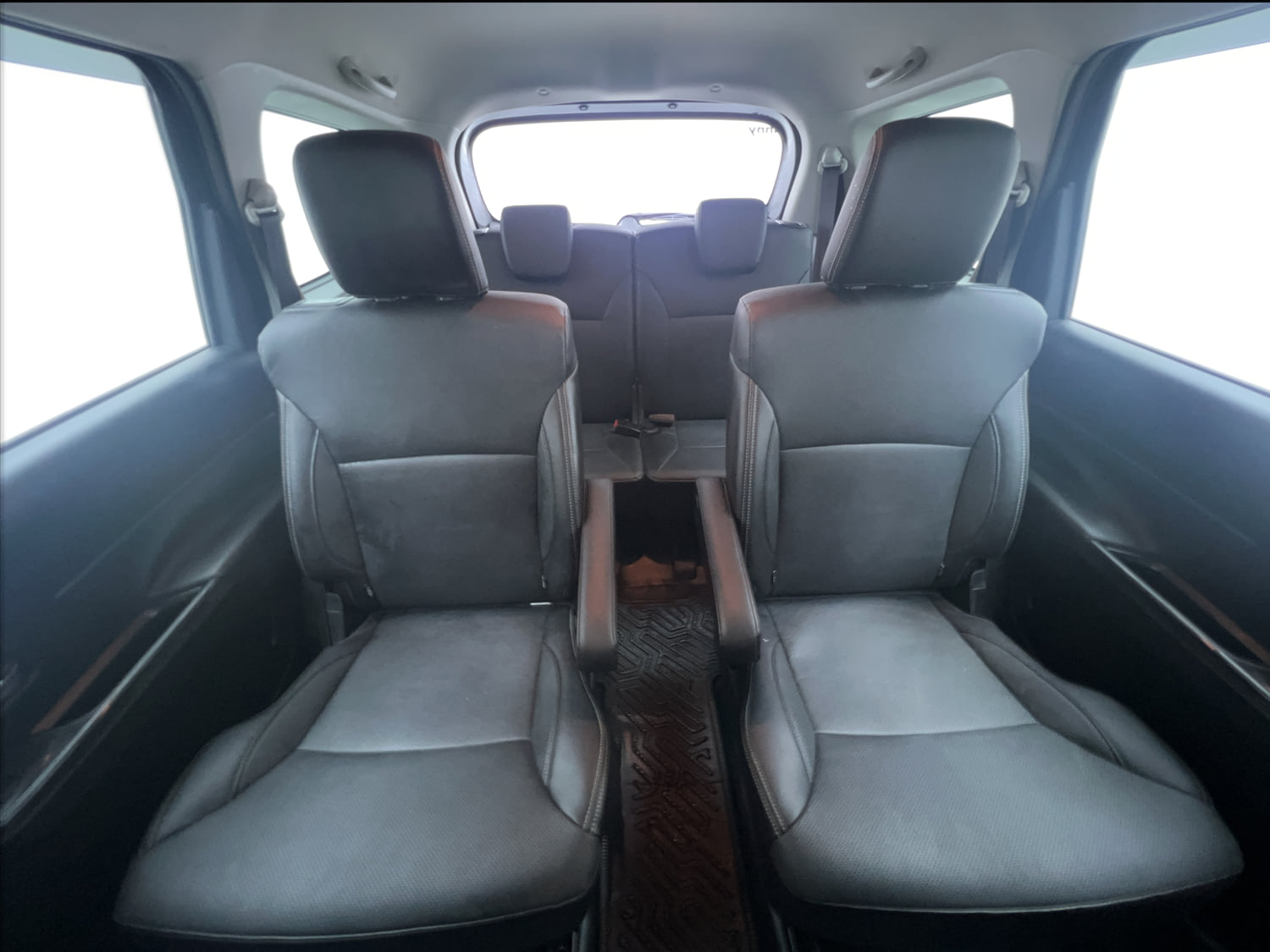 Used 2022 Maruti Suzuki XL6 Alpha Plus AT Petrol Petrol Automatic interior REAR SEAT CONDITION VIEW