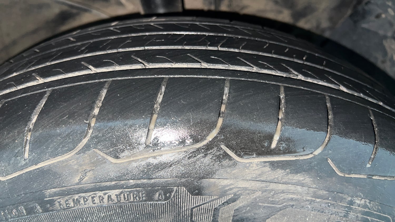 Used 2017 Hyundai Creta 1.6 SX Plus Petrol Petrol Manual tyres RIGHT FRONT TYRE TREAD VIEW