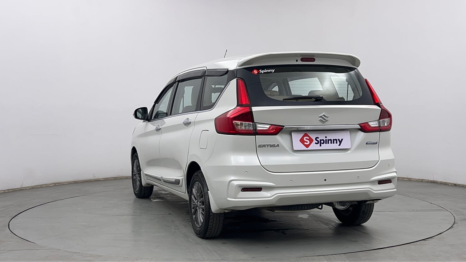 Used 2019 Maruti Suzuki New Ertiga ZXi AT Petrol Automatic exterior LEFT REAR CORNER VIEW