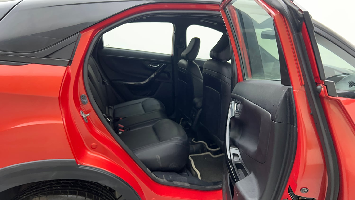 Used 2026 Tata Nexon Fearless Plus S 1.2 Revotron Petrol 7DCA DT Petrol Automatic interior RIGHT SIDE REAR DOOR CABIN VIEW