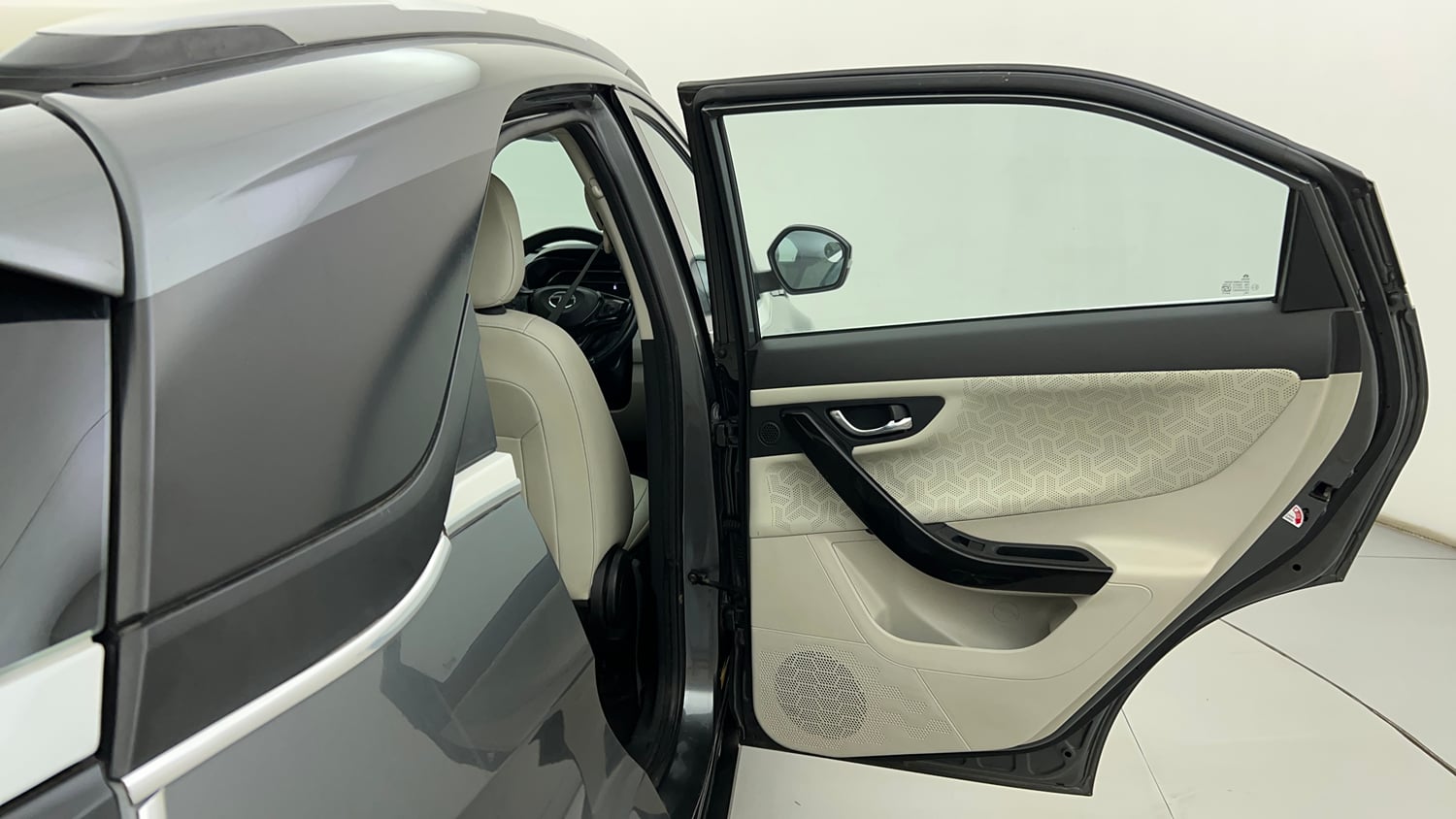 Used 2022 Tata Nexon XZA Plus (Premium) Petrol Automatic interior RIGHT REAR DOOR OPEN VIEW