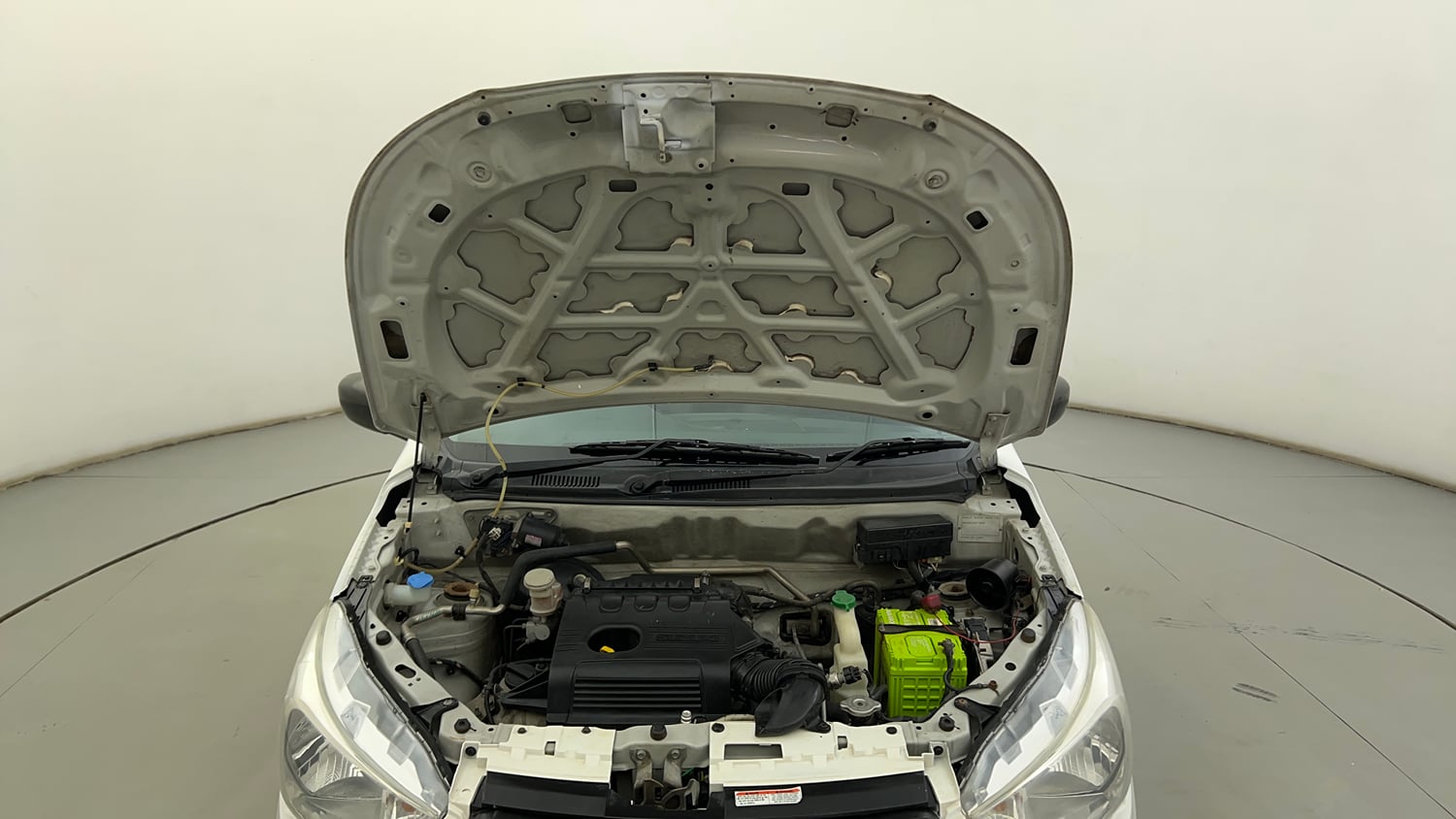 Used 2015 Maruti Suzuki Alto K10 VXi Petrol Manual engine ENGINE & BONNET OPEN FRONT VIEW