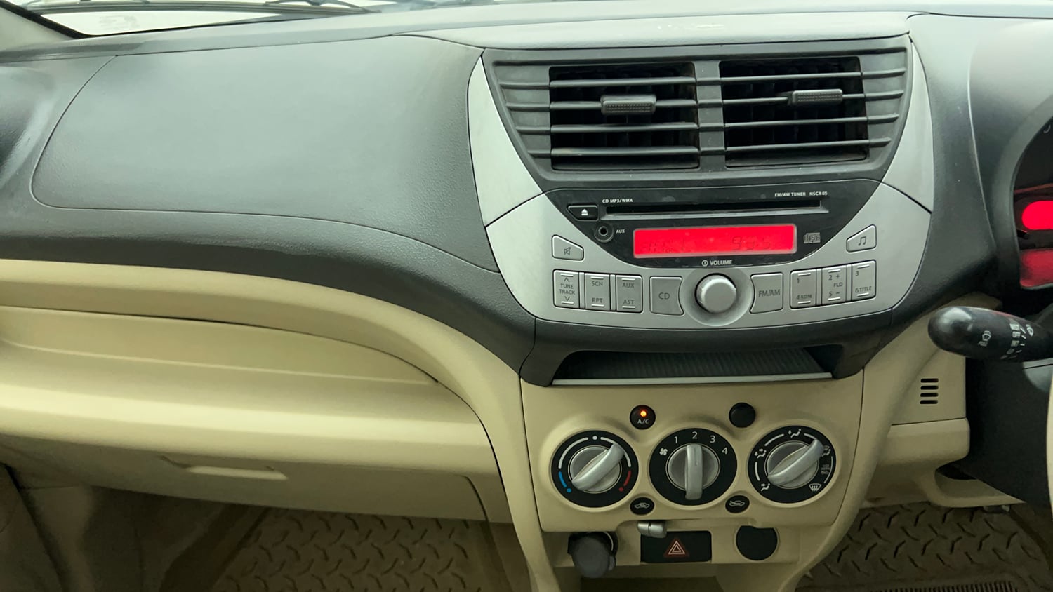 Used 2012 Maruti Suzuki A-Star Vxi Petrol Manual interior MUSIC SYSTEM & AC CONTROL VIEW