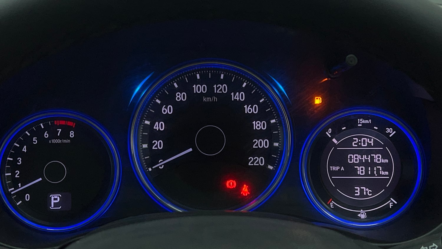 Used 2015 Honda City VX CVT Petrol Automatic interior CLUSTERMETER VIEW