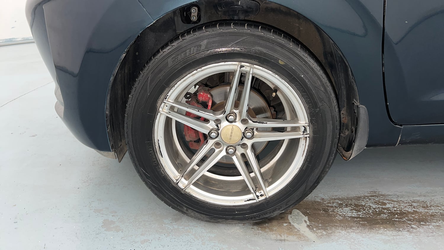 Used 2020 Hyundai Grand i10 Nios Magna 1.2 Kappa VTVT Petrol Manual tyres LEFT FRONT TYRE RIM VIEW