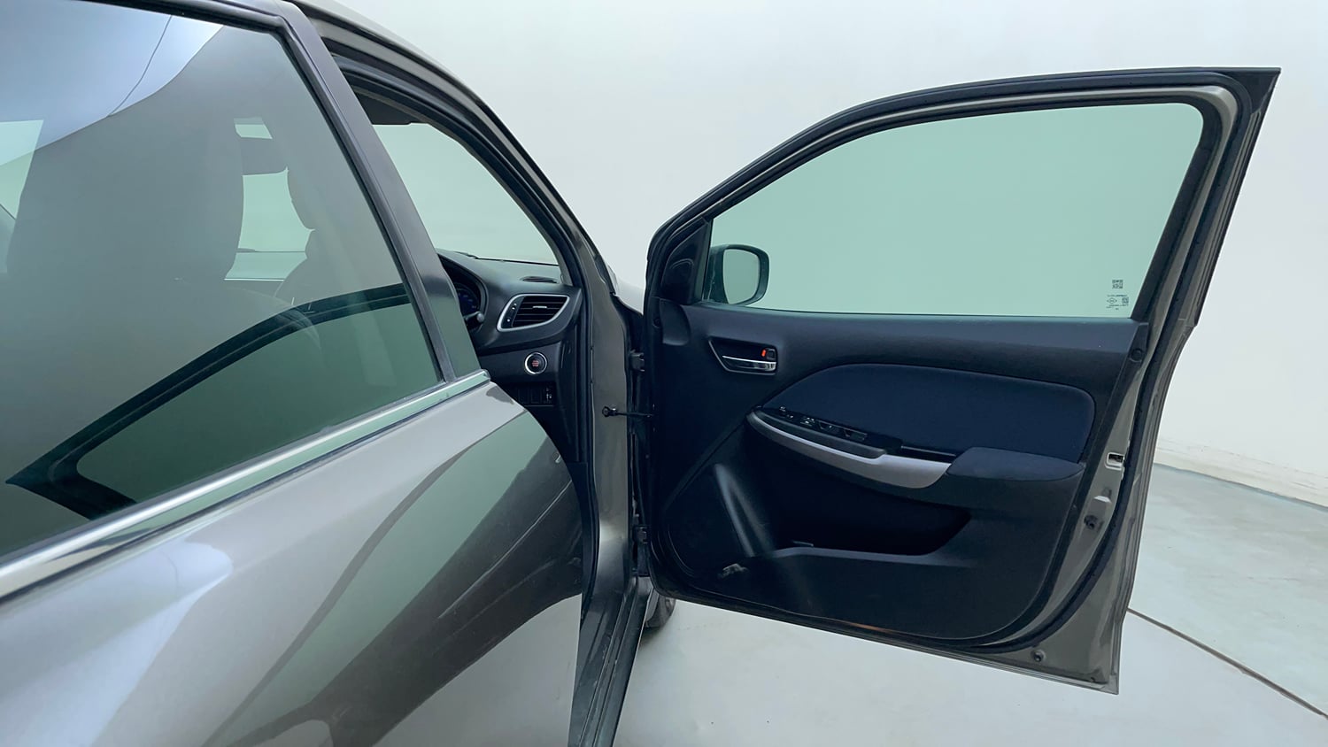 Used 2022 Toyota Glanza V CVT Petrol Automatic interior RIGHT FRONT DOOR OPEN VIEW