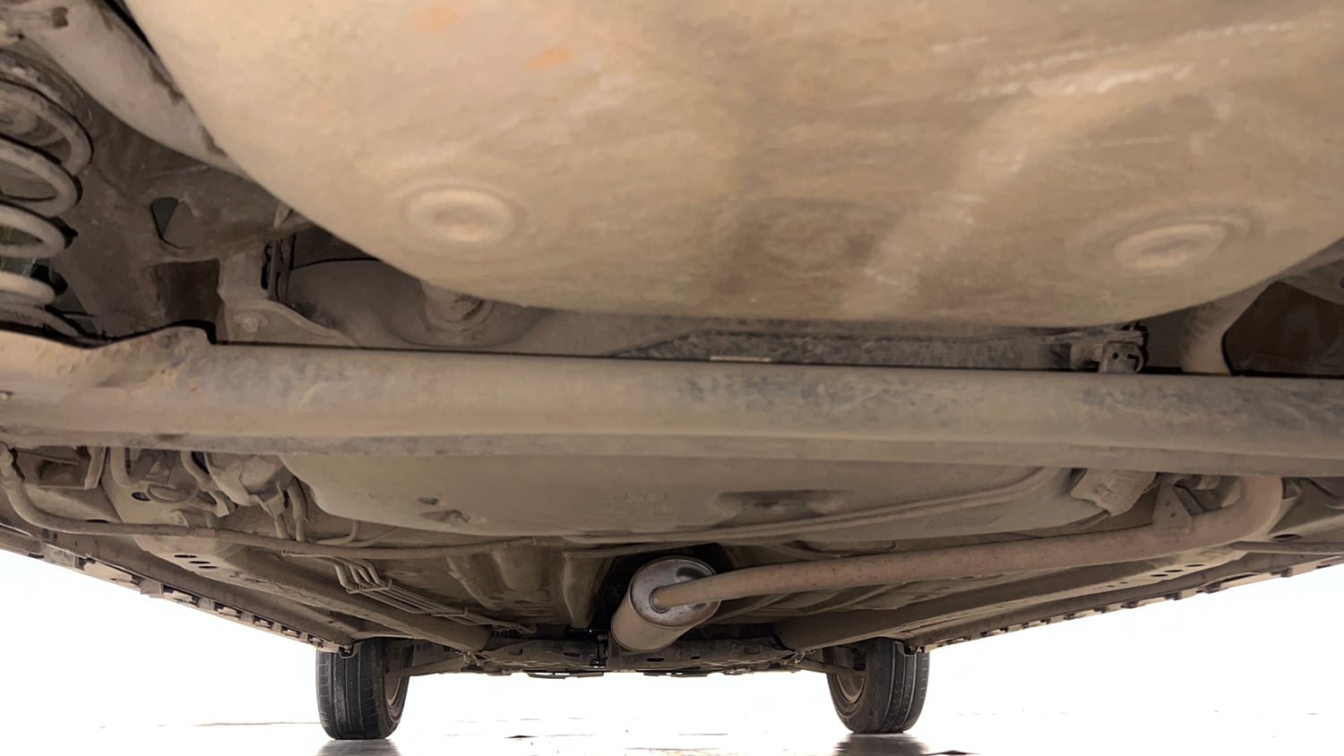 Used 2017 Maruti Suzuki Ignis Zeta 1.2 AMT Petrol Automatic extra REAR UNDERBODY VIEW (TAKEN FROM REAR)