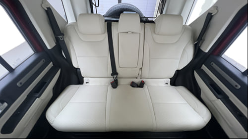 Used 2024 Mahindra Thar Roxx MX5 Diesel MT 2WD Diesel Manual interior REAR SEAT CONDITION VIEW
