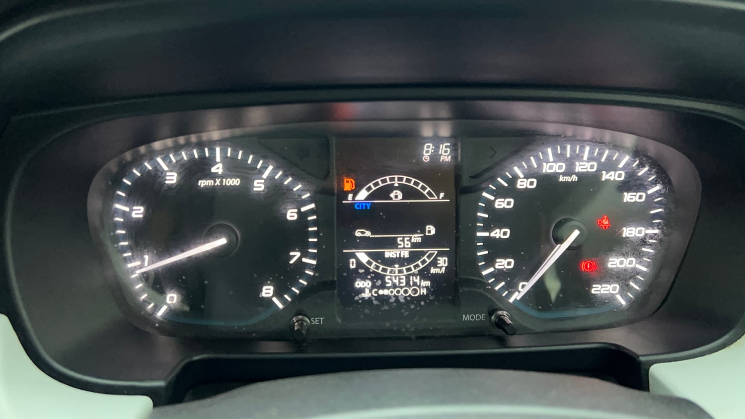 Used 2022 Tata Punch Pure MT Petrol Manual interior CLUSTERMETER VIEW