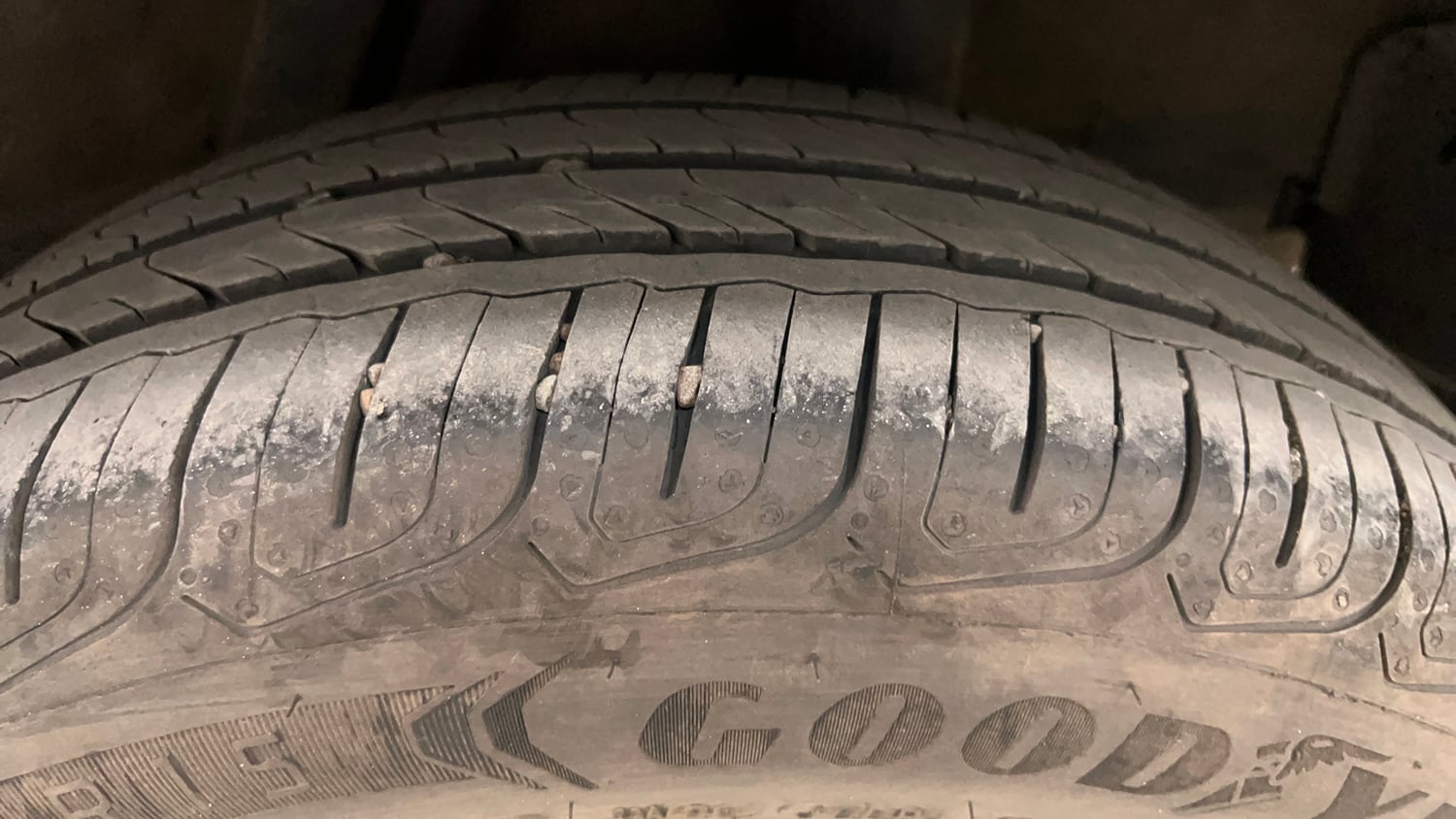 Used 2024 Honda City V Petrol CVT Petrol Automatic tyres LEFT REAR TYRE TREAD VIEW