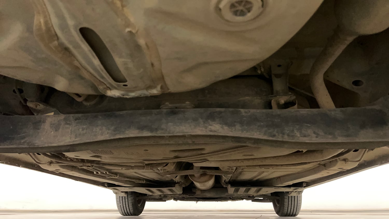 Used 2025 Maruti Suzuki Baleno Delta AGS Petrol Automatic extra REAR UNDERBODY VIEW (TAKEN FROM REAR)