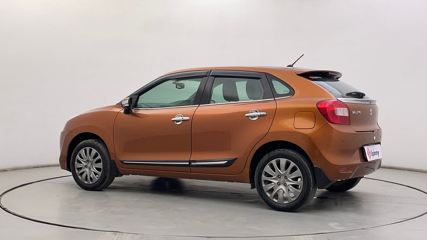 Used 2016 Maruti Suzuki Baleno Zeta 1.2 Petrol Manual exterior LEFT REAR CORNER VIEW