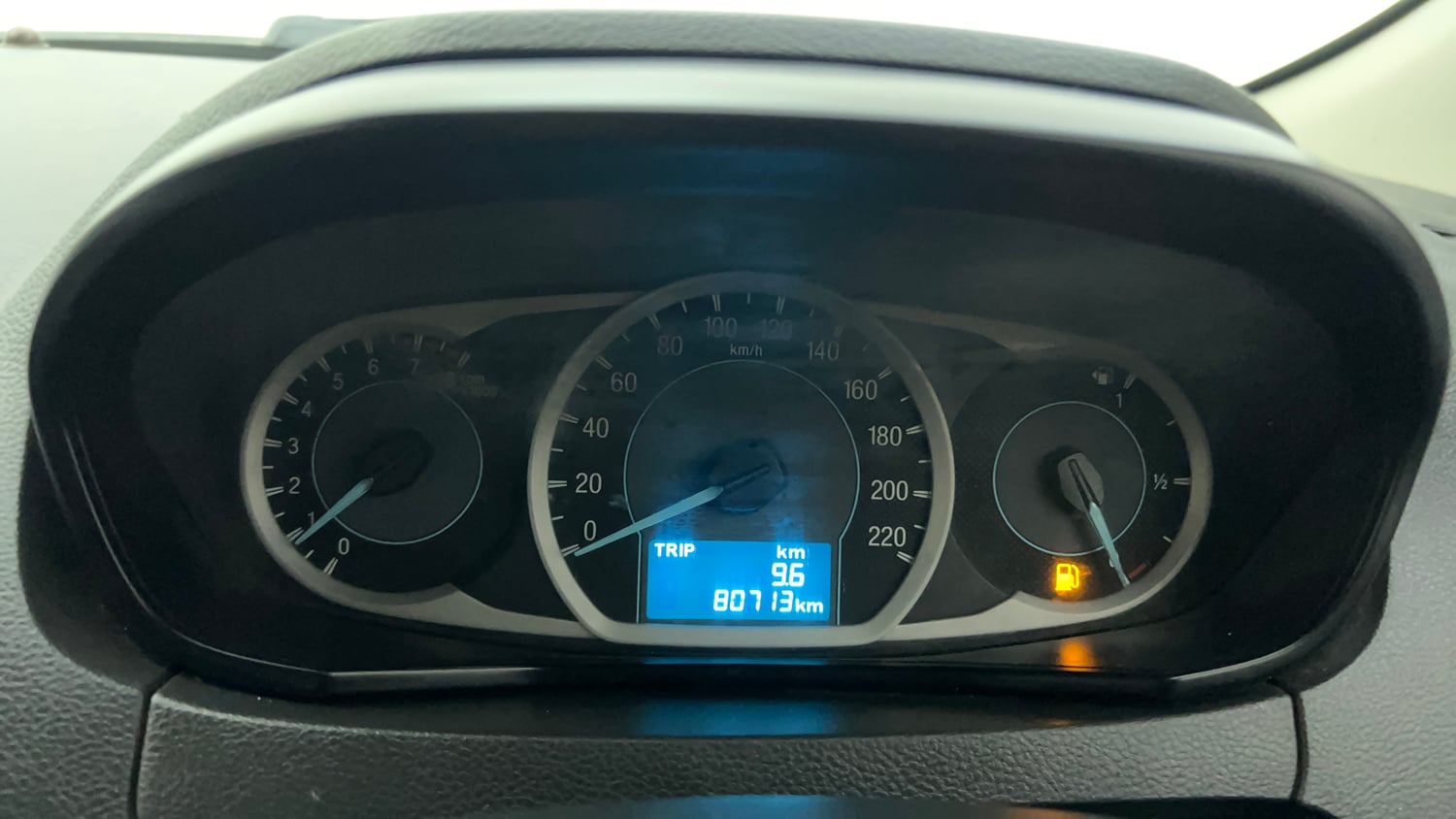 Used 2018 Ford Figo Titanium 1.2 Ti-VCT Petrol Manual interior CLUSTERMETER VIEW