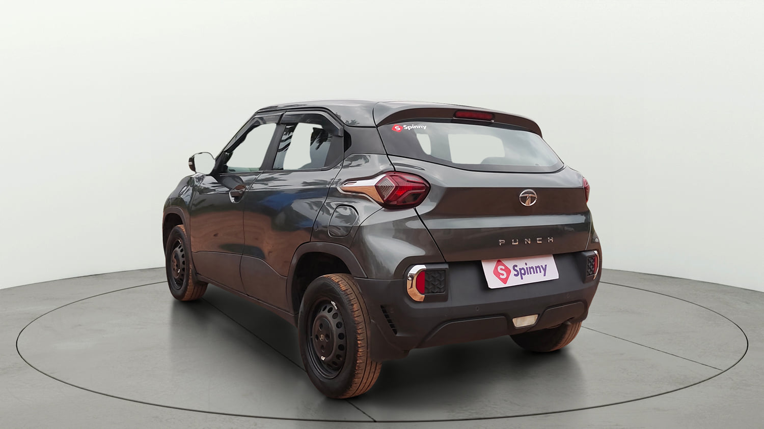 Used 2023 Tata Punch Pure MT Petrol Manual exterior LEFT REAR CORNER VIEW