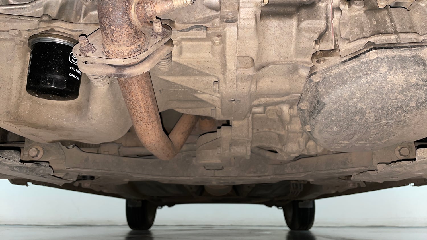 Used 2019 Maruti Suzuki Baleno Alpha Automatic Petrol Automatic extra FRONT LEFT UNDERBODY VIEW