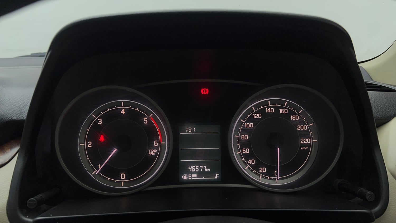 Used 2018 Maruti Suzuki Dzire VDi Diesel Manual interior CLUSTERMETER VIEW