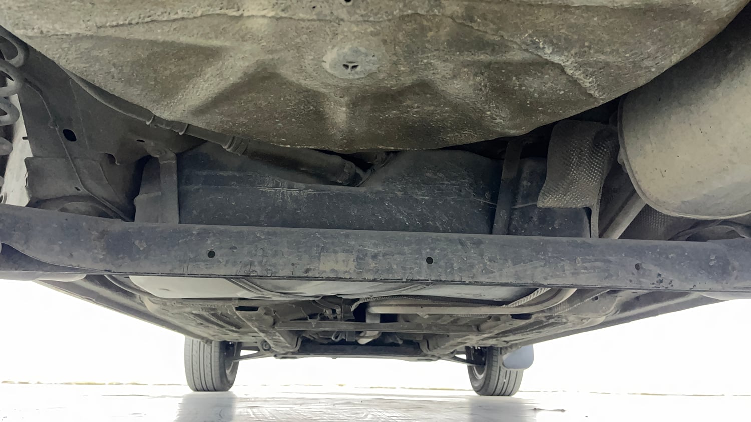 Used 2014 Ford Figo Duratorq Diesel EXI 1.4 Diesel Manual extra REAR UNDERBODY VIEW (TAKEN FROM REAR)