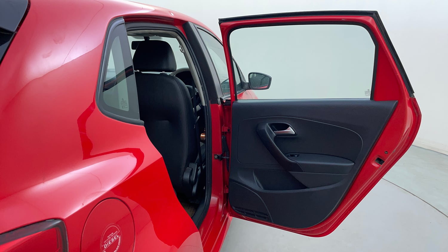 Used 2015 Volkswagen Polo GT TDI Diesel Manual interior RIGHT REAR DOOR OPEN VIEW