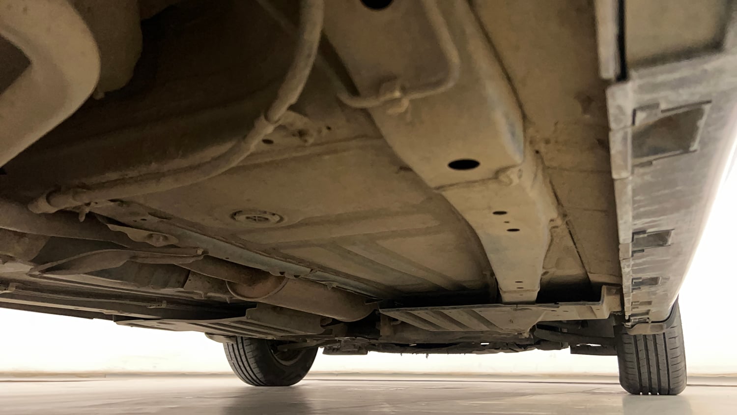 Used 2025 Maruti Suzuki Baleno Delta AGS Petrol Automatic extra REAR RIGHT UNDERBODY VIEW