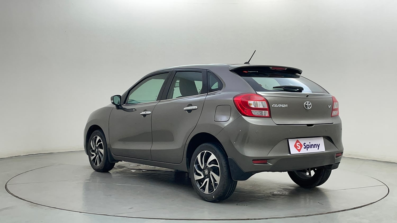 Used 2022 Toyota Glanza V CVT Petrol Automatic exterior LEFT REAR CORNER VIEW
