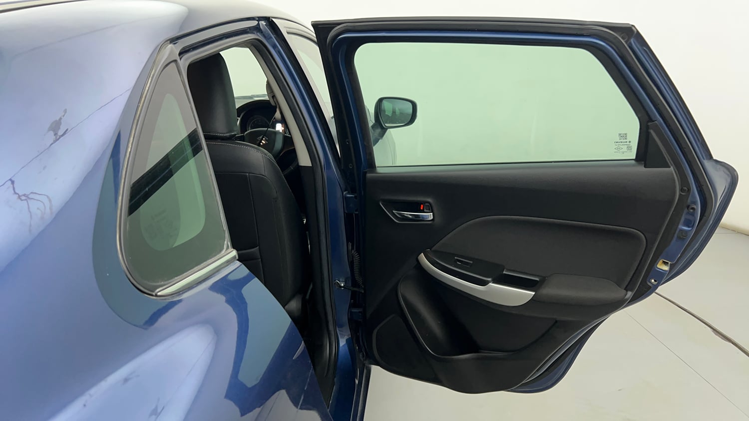 Used 2018 Maruti Suzuki Baleno Alpha 1.2 Petrol Manual interior RIGHT REAR DOOR OPEN VIEW