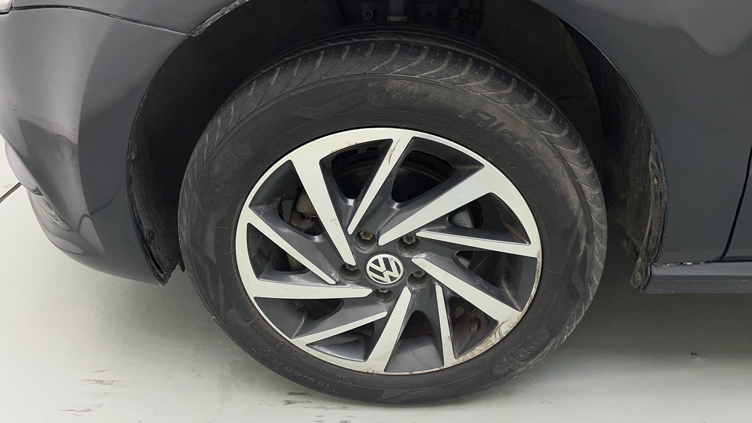 Used 2019 Volkswagen Polo CUP Edition Petrol Petrol Manual tyres LEFT FRONT TYRE RIM VIEW
