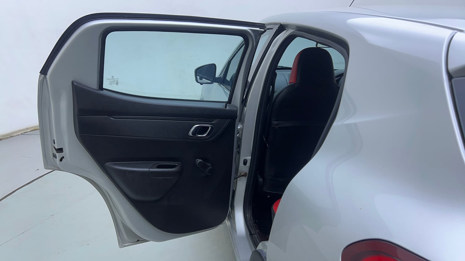 Used 2019 Renault Kwid 1.0 RXT AMT Opt Petrol Automatic interior LEFT REAR DOOR OPEN VIEW