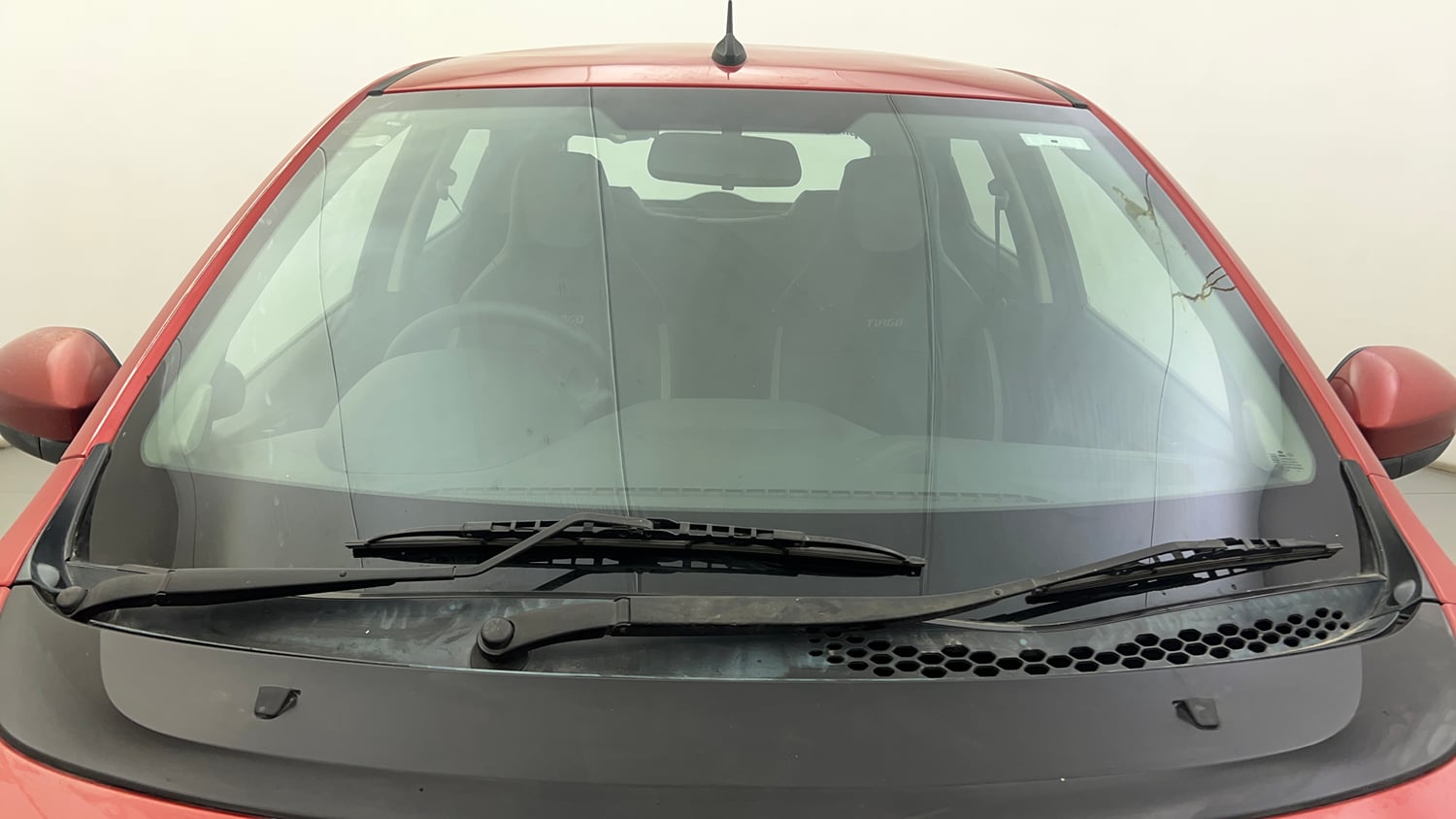 Used 2017 Tata Tiago Revotron XTA Petrol Automatic exterior FRONT WINDSHIELD VIEW