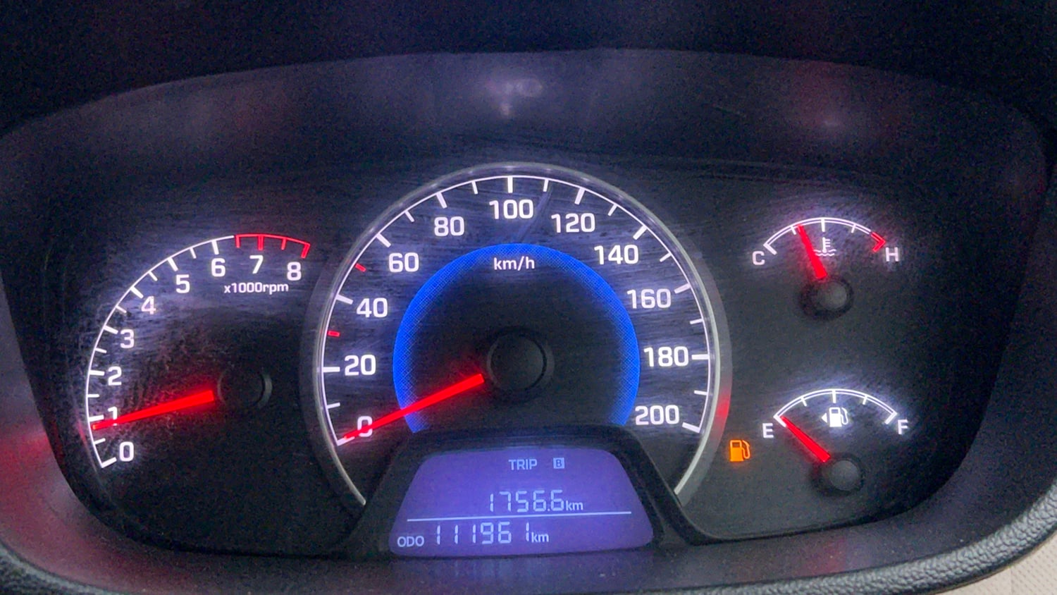 Used 2016 Hyundai Grand i10 Asta 1.2 Kappa VTVT Petrol Manual interior CLUSTERMETER VIEW