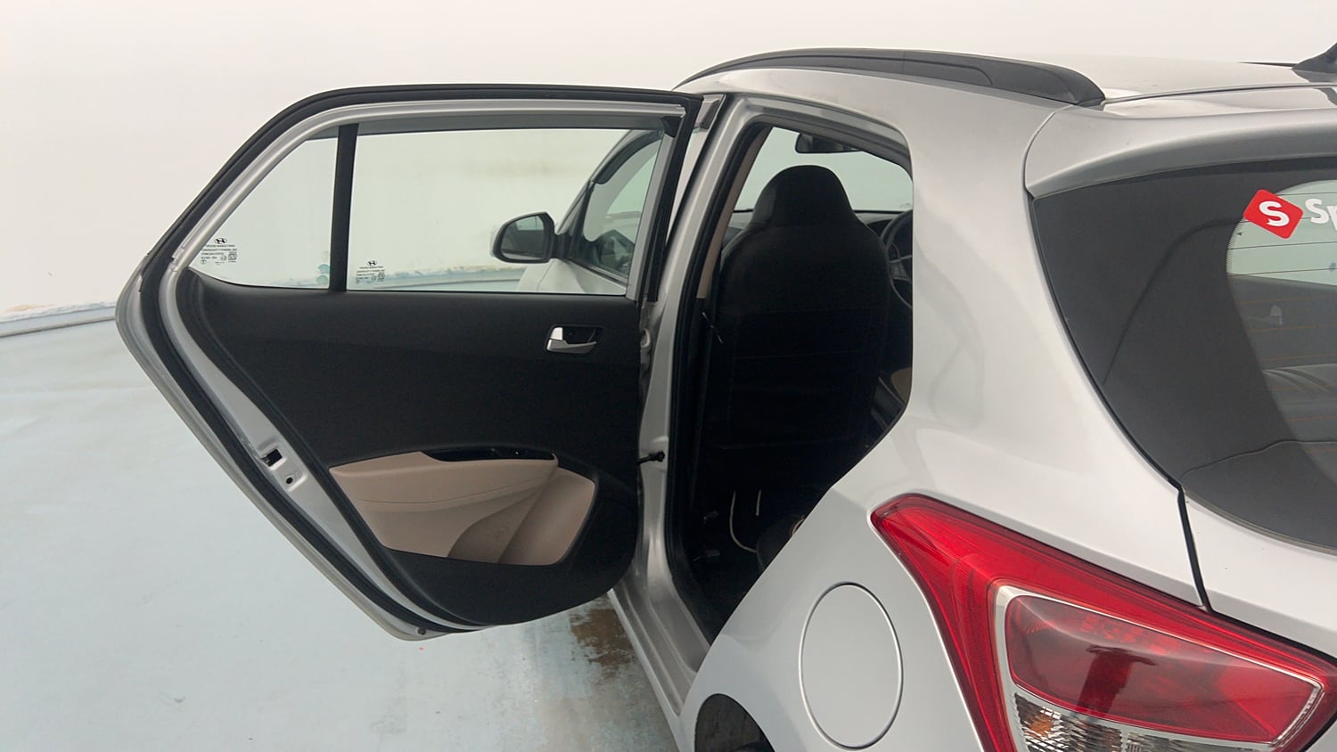 Used 2016 Hyundai Grand i10 Sportz 1.2 Kappa VTVT Petrol Manual interior LEFT REAR DOOR OPEN VIEW