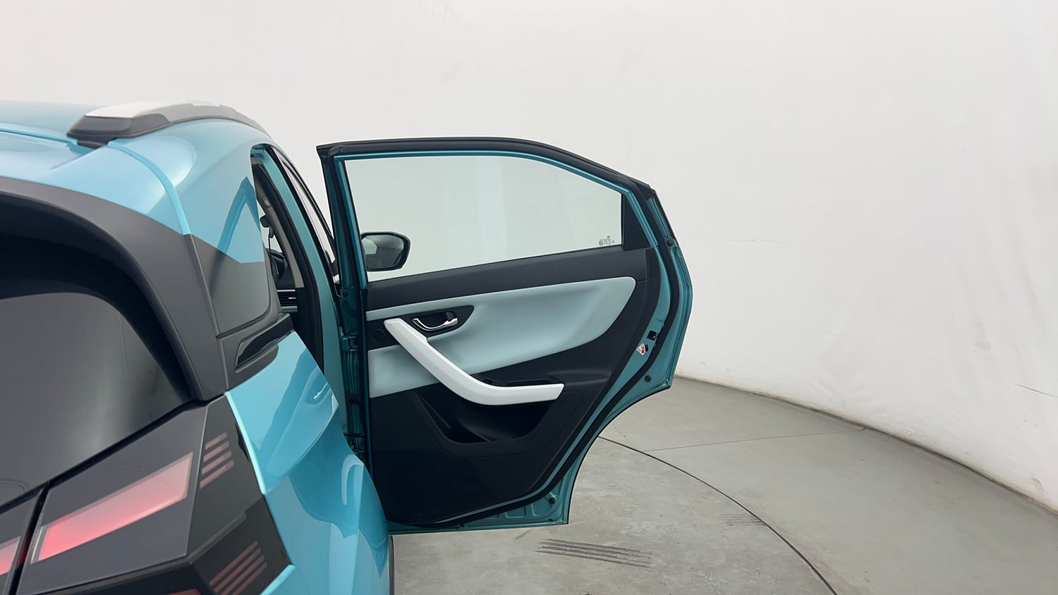 Used 2024 Tata Nexon Creative Plus 1.2 Revotron Petrol 7DCA Petrol Automatic interior RIGHT REAR DOOR OPEN VIEW